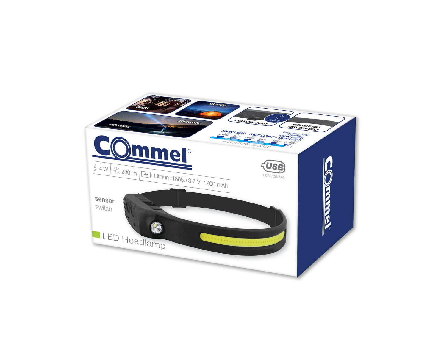 LED Сензорска Челна Лампа Commel