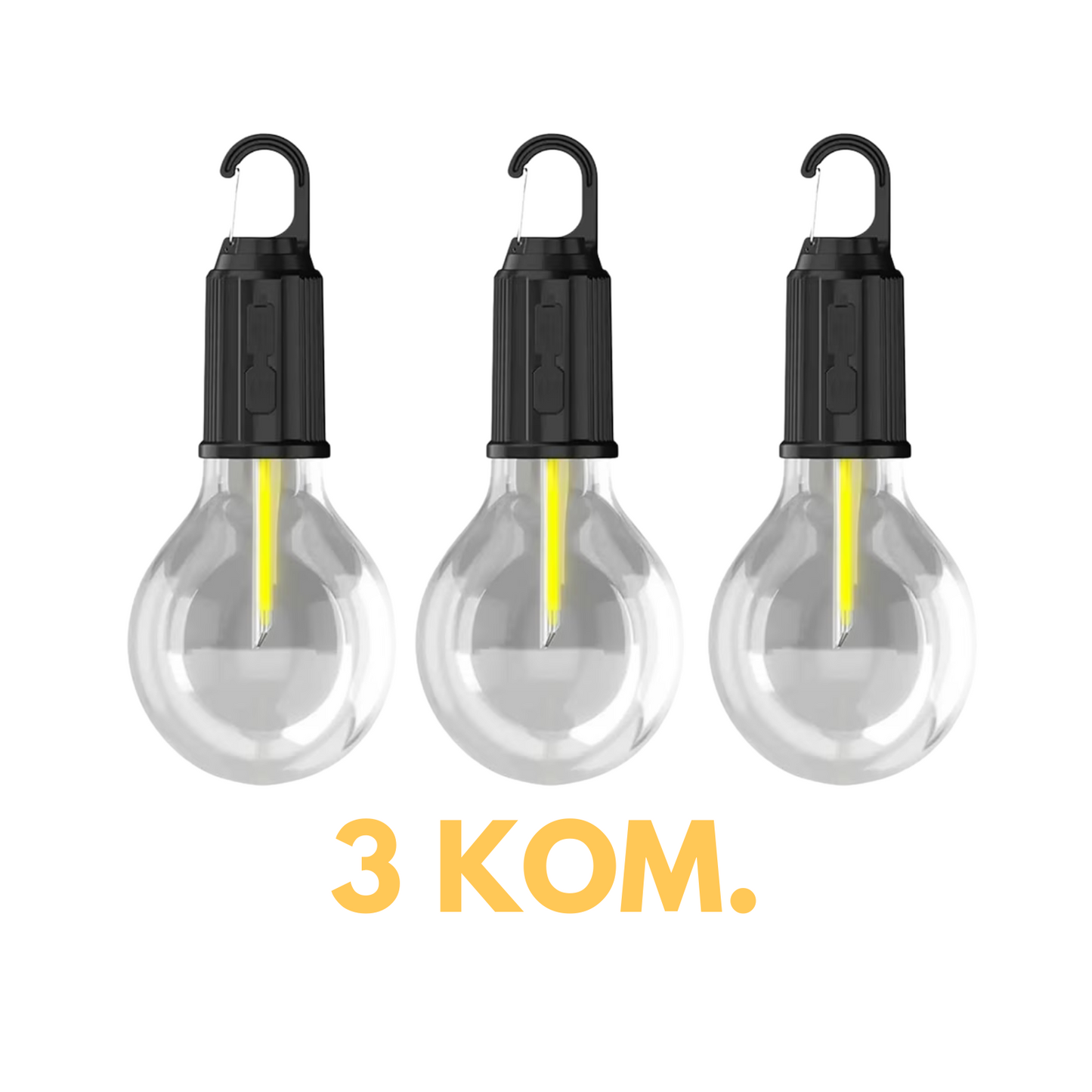 Камперска Батериска Лампа со USB Полнење